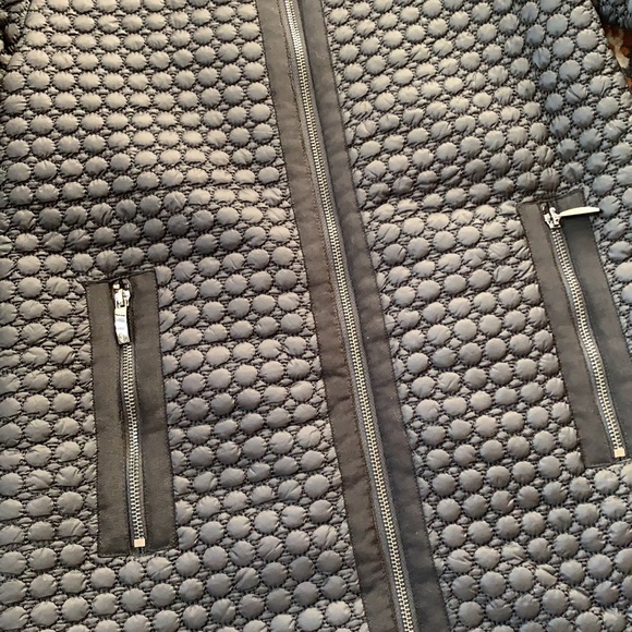 ❤️❤️Armani Jeans black quilted coat with detachable collar size S❤️❤️ - Picture 11 of 13